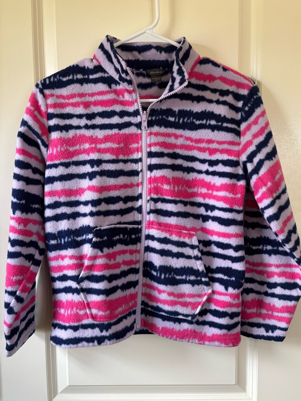 Eddie Bauer Girls Medium 10/12 Full Zip Fleece Sweatshirt Kids